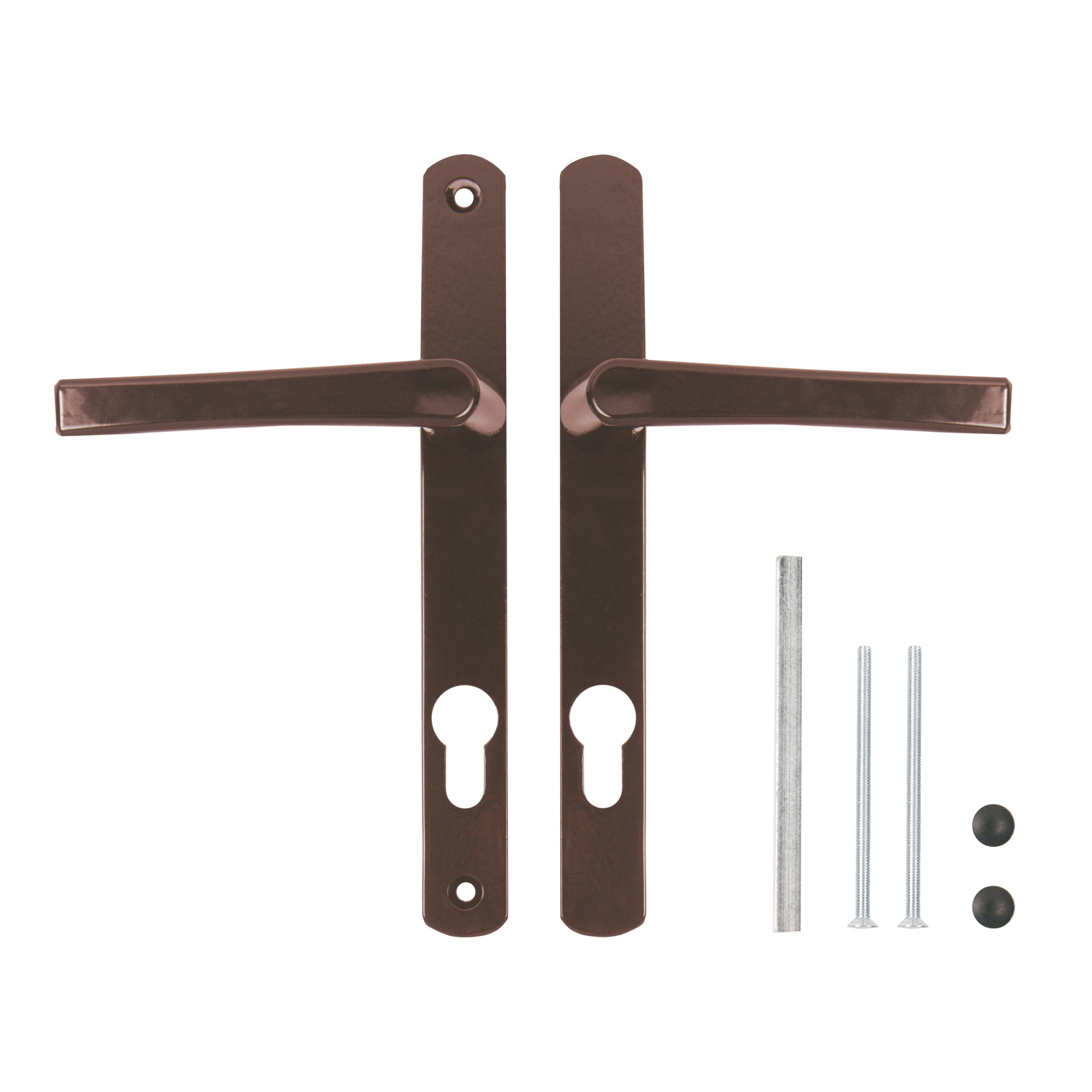 Ручка на планке HANDLE.85.25.67-75 RAL 8017 коричневый