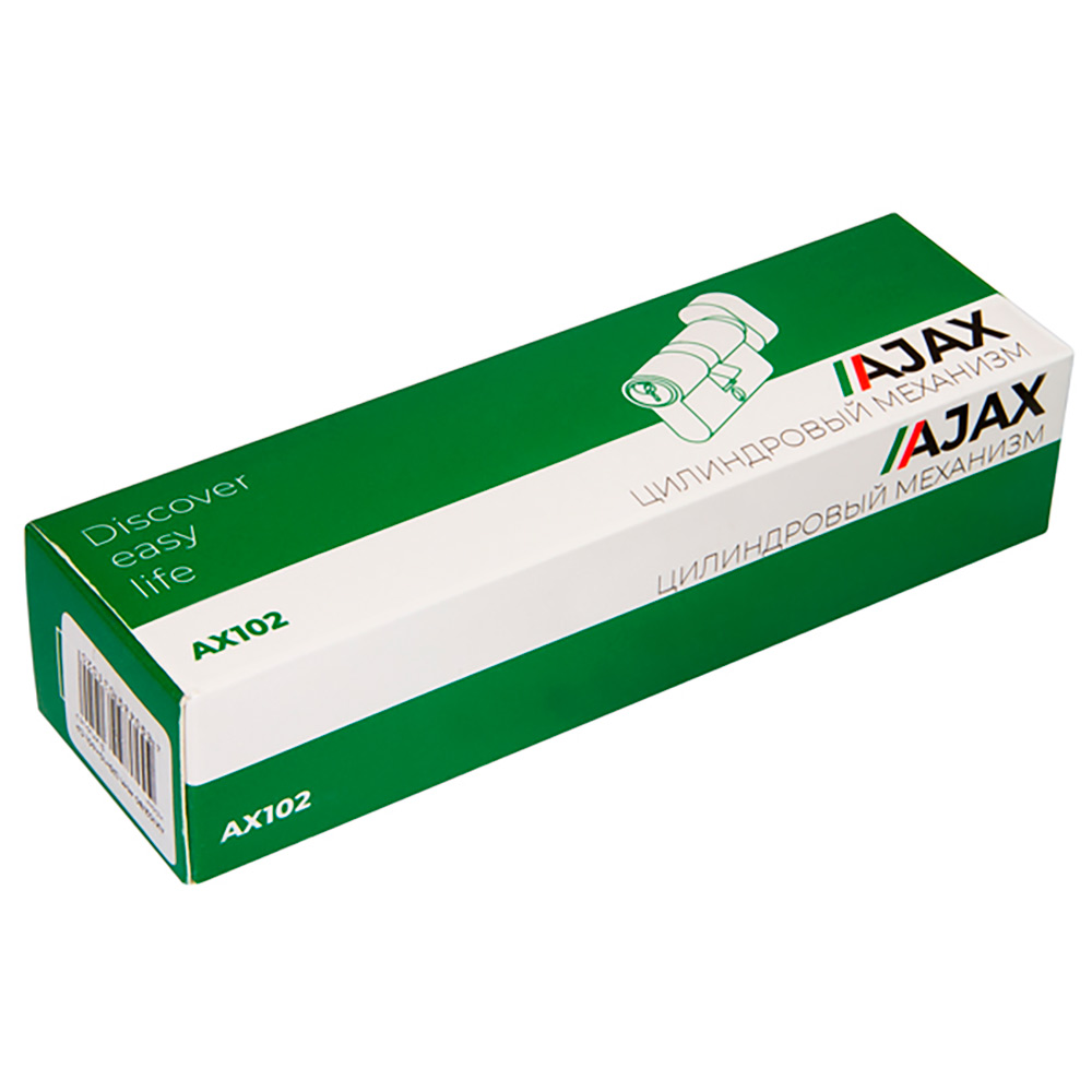 Цилиндровый Ajax (Аякс) механизм (AX100/80) AX1000Key80 (35+10+35) CP хром
