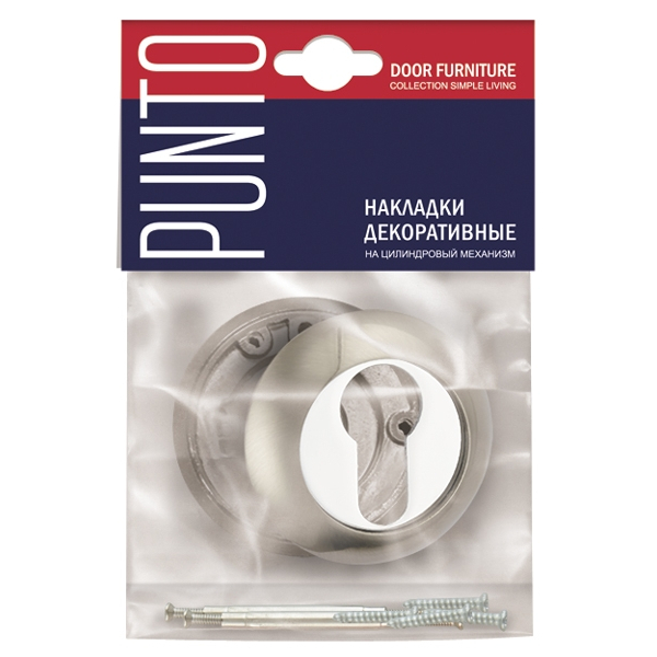 Накладка Punto (Пунто) под цилиндр ET.R.TL54 (ET TL) BL-24 черный