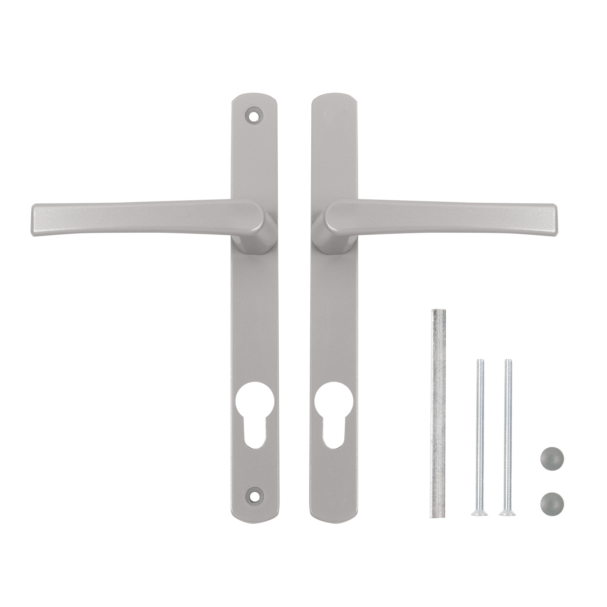 Ручка на планке HANDLE.85.25.67-75 RAL 9006 серый