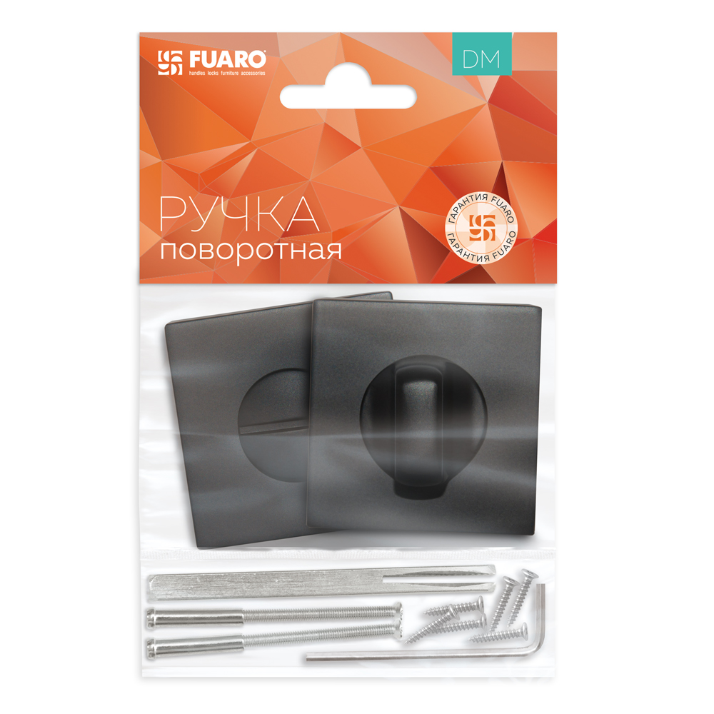 Ручка Fuaro (Фуаро) поворотная BK6.K.DM51 (BK6 DM) BL-24 черный