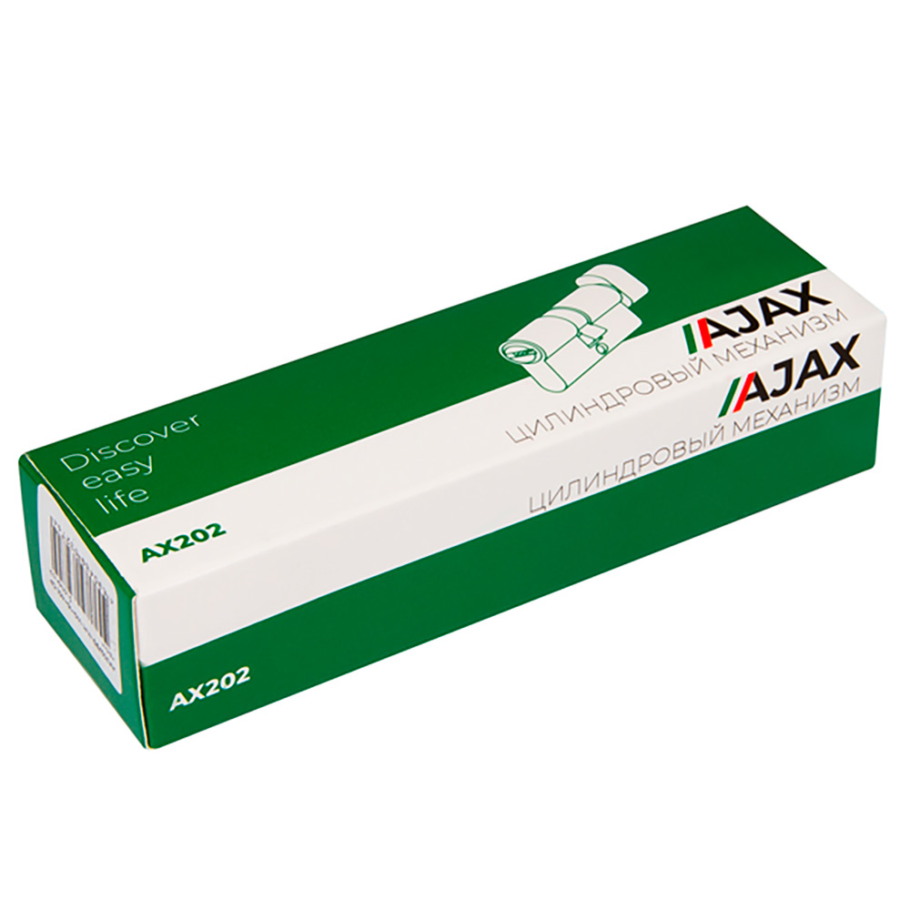 Цилиндровый Ajax (Аякс) механизм (AX202/80) AX2002Knob80 (35+10+35) CP хром с вертушкой