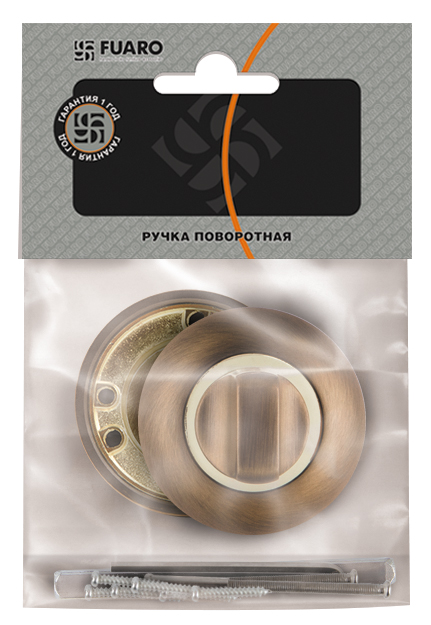 Ручка Fuaro (Фуаро) поворотная BK6.R.RM54 (BK6 RM) SN/CP-3 матовый никель/хром