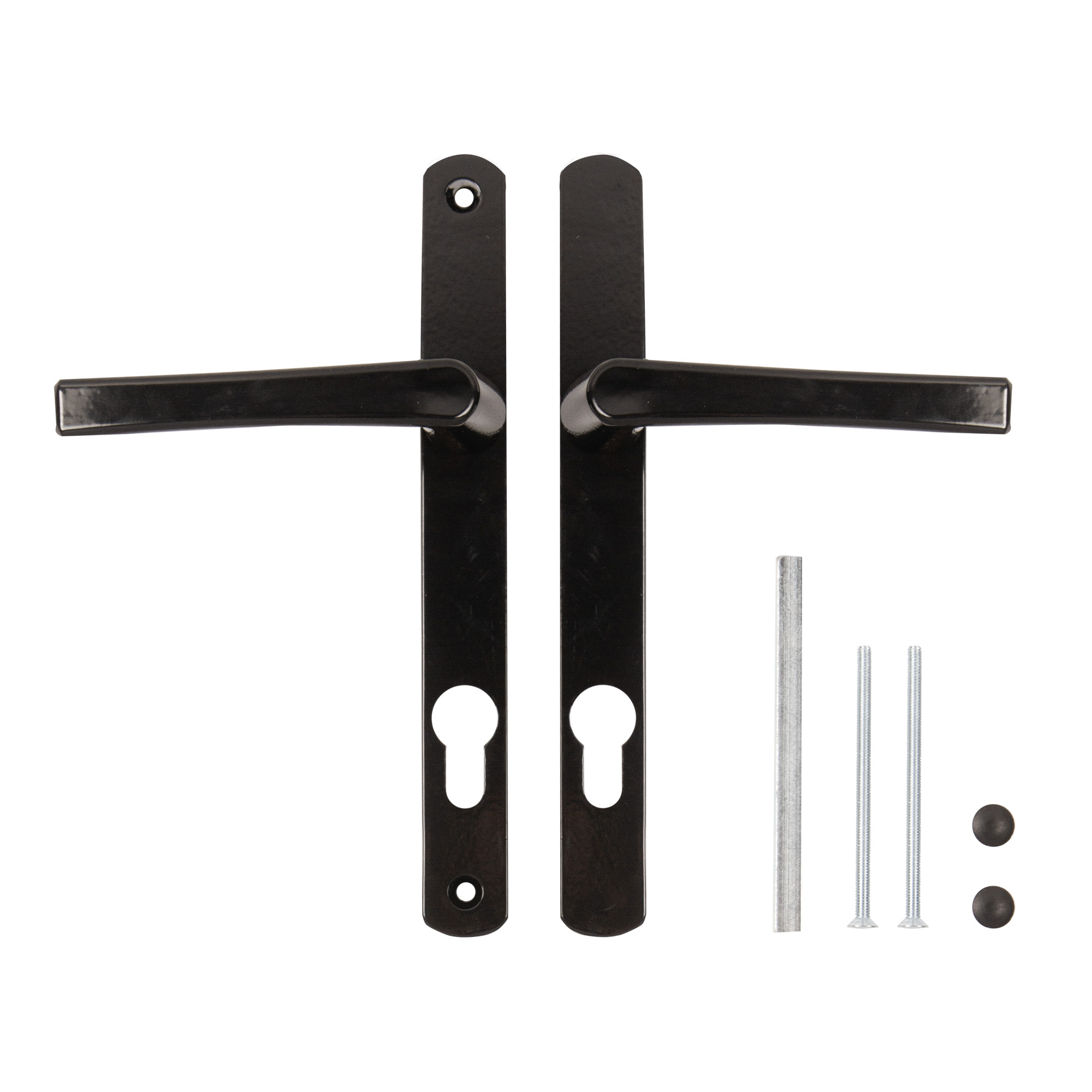 Ручка на планке HANDLE.85.25.67-75 RAL 9005 черный